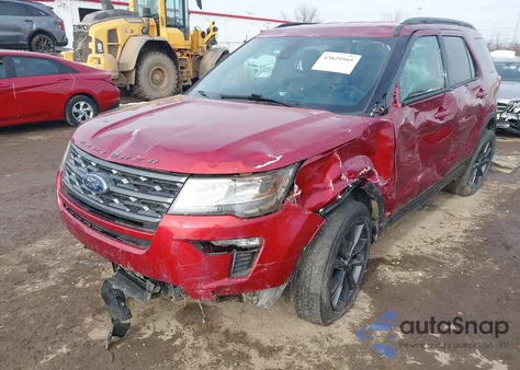 2018 Ford Explorer Xlt из США, поврежденный, VIN 1FM5K8DH9JGC66555